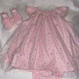Emporio baby dress with shoes (socks)